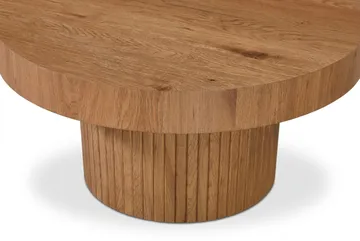 Kopparbo sofabord rundt 85 cm tykk bordplate - Eik - Møbler - Bord - Sofabord