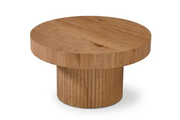 Kopparbo sofabord rundt 85 cm tykk bordplate
