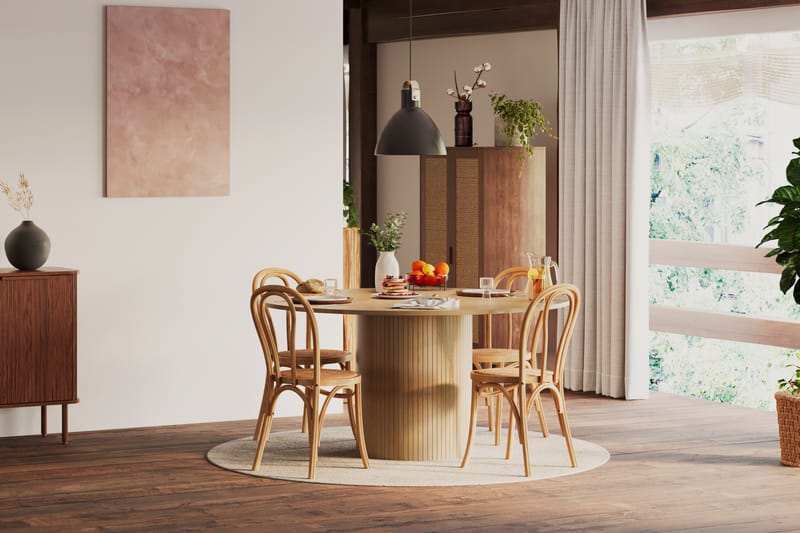 Kopparbo Spisebord 150 cm - Lyst hvitlasert eik - Spisebord & kjøkkenbord