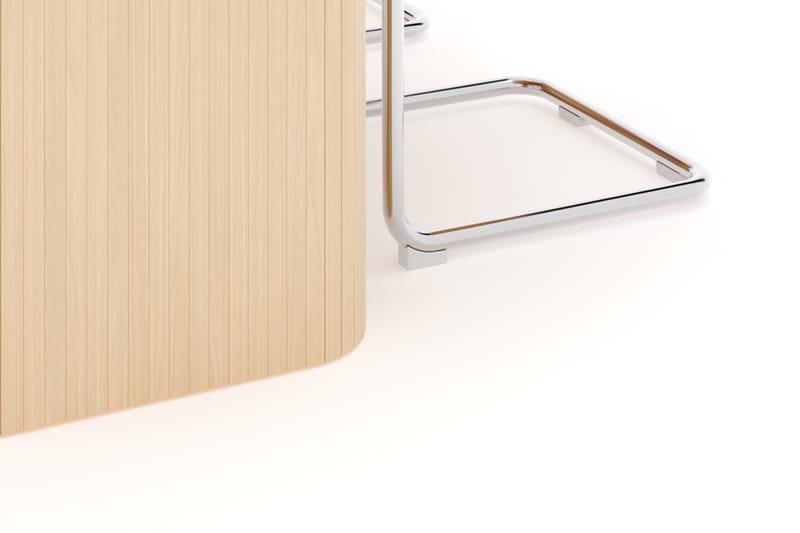 Kopparbo Spisebord 160-220 cm Forlengbart med 4 stk Build Matstkolar - Hvit - Møbler - Bord - Spisegrupper