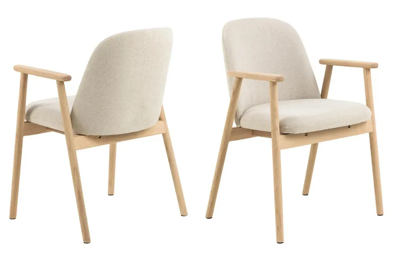 Kopparbo spisebord 180–240 cm uttrekkbart med 4 Reciclar spisestoler - Møbler - Bord - Spisegrupper