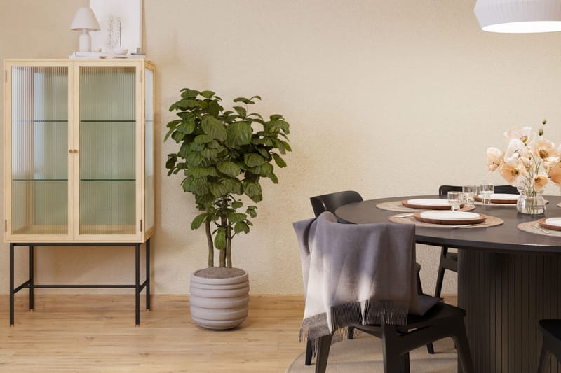 Kopparbo Spisebord 180 cm med 6 stk Jerup Spisestol - Svart - Møbler - Bord - Spisegrupper