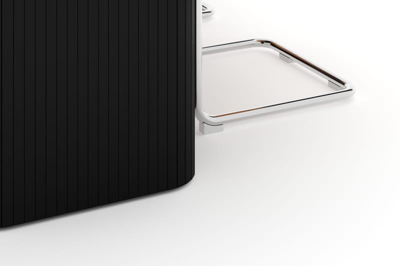 Kopparbo Spisebord 200-260 cm Forlengbart med 4 stk Build Matstkolar - Svart - Møbler - Bord - Spisegrupper
