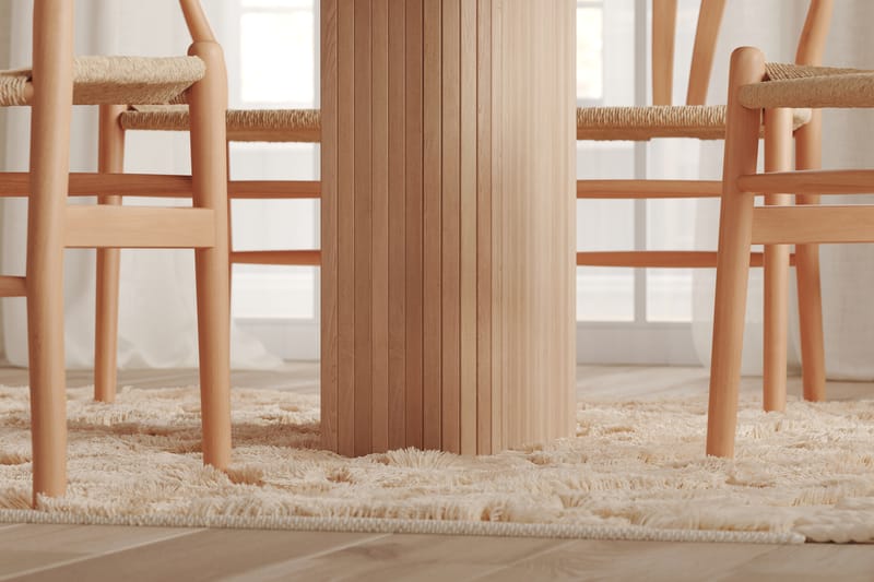 Kopparbo Spisebord 200-260 cm Utvidbart med tilleggsplate - Hvitlasert Eik - Møbler - Bord - Spisebord & kjøkkenbord
