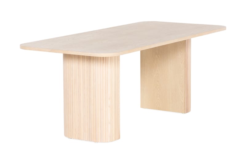 Kopparbo Spisebord 200 cm med 6 Gemmiano Stoler - Natur - Møbler - Bord - Spisegrupper