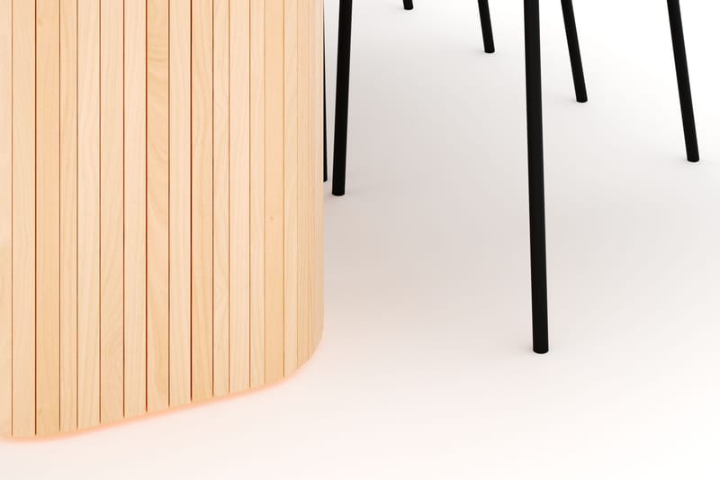 Kopparbo Spisebord 200 cm med 6 Gemmiano Stoler - Natur - Møbler - Bord - Spisegrupper