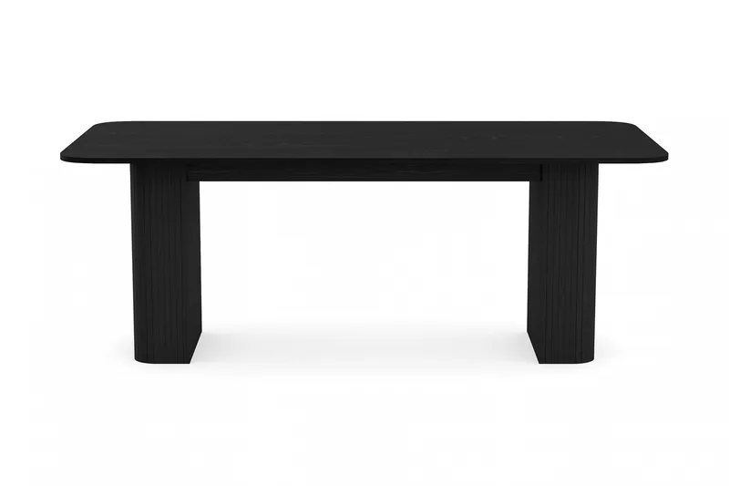 Kopparbo Spisebord 200-260 cm, Svart Tre