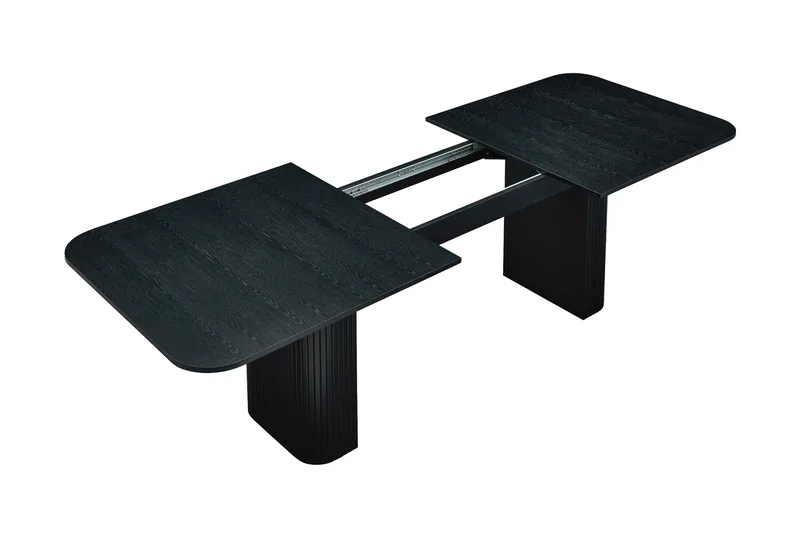 Kopparbo Spisebord 200-260 cm - Svart Tre - Møbler - Bord - Spisebord & kjøkkenbord