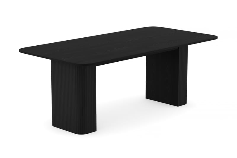 Kopparbo Spisebord 200-260 cm - Svart Tre - Møbler - Bord - Spisebord & kjøkkenbord