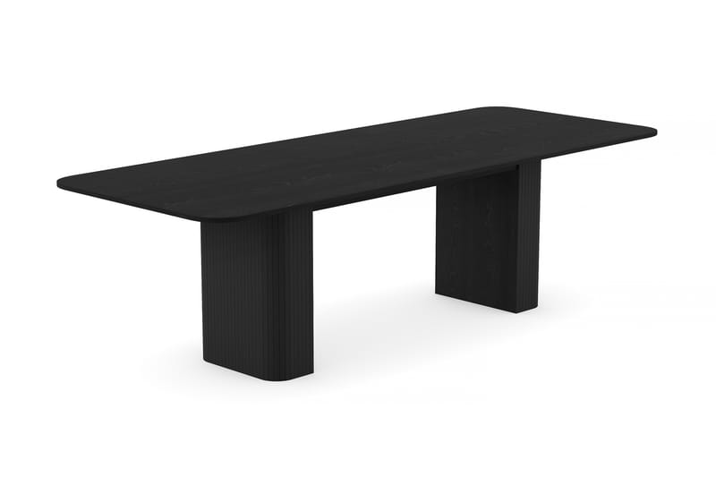 Kopparbo Spisebord 200-260 cm - Svart Tre - Møbler - Bord - Spisebord & kjøkkenbord