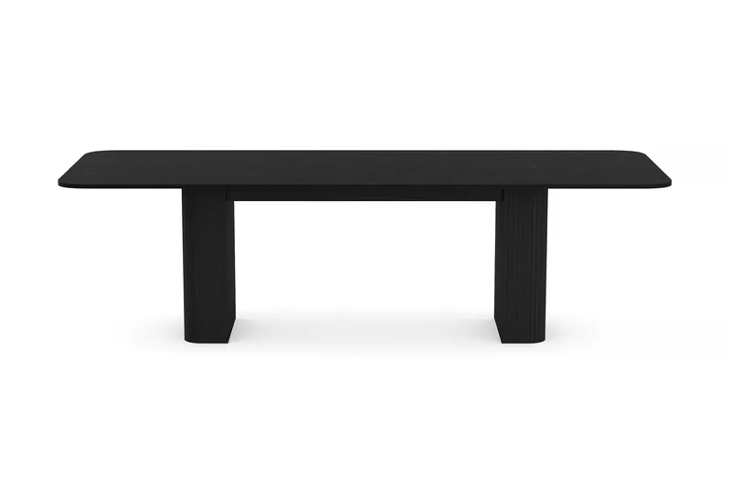 Kopparbo Spisebord 200-260 cm - Svart Tre - Møbler - Bord - Spisebord & kjøkkenbord