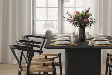 Kopparbo Spisebord 200-260 cm - Svartbeiset eik - Møbler - Bord - Spisebord & kjøkkenbord