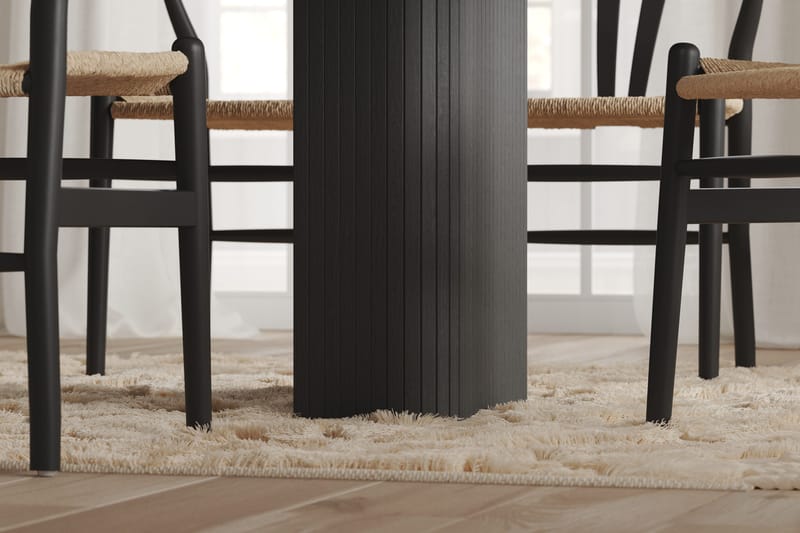 Kopparbo Spisebord 200-260 cm - Svart Tre - Møbler - Bord - Spisebord & kjøkkenbord