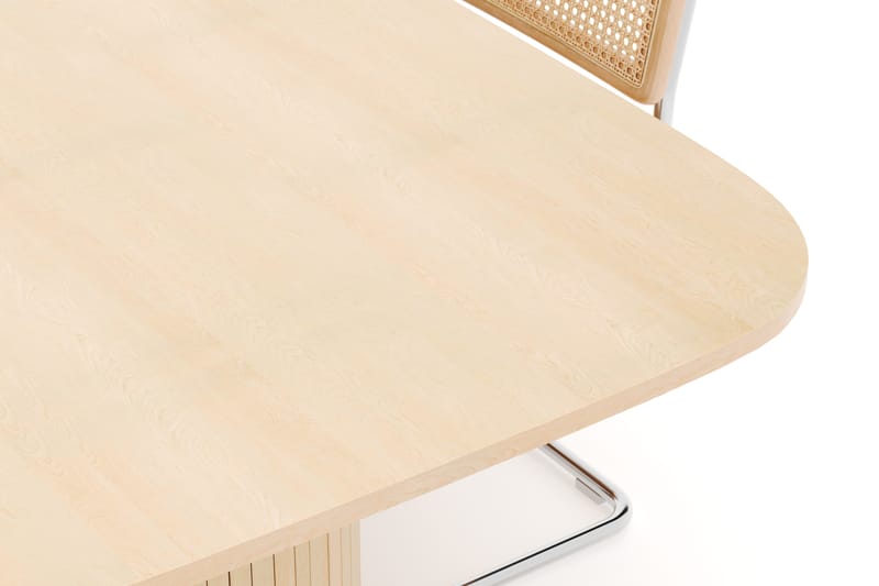 Kopparbo Spisebord 240 cm med 4 stk Build Matstkolar - Hvit - Møbler - Bord - Spisegrupper