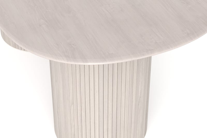 Kopparbo spisebord ovalt 180x90 cm finér - Hvitlasert - Møbler - Bord - Spisebord & kjøkkenbord