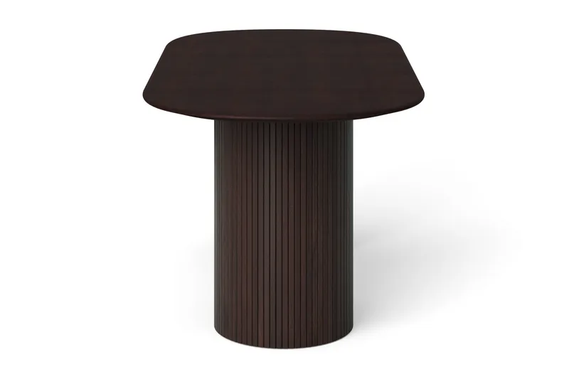Kopparbo spisebord ovalt 180x90 cm finér - Røkt eik - Møbler - Bord - Spisebord & kjøkkenbord