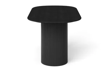 Kopparbo spisebord ovalt 180x90 cm finér - Svart - Møbler - Bord - Spisebord & kjøkkenbord