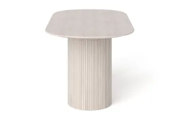Kopparbo Spisebord Ovalt 180x90 cm Finer - Hvitlasert eik - Møbler - Bord - Spisebord & kjøkkenbord