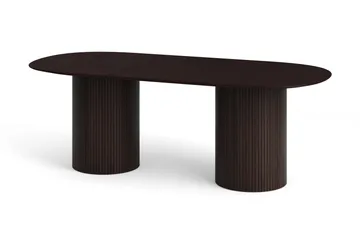 Kopparbo spisebord ovalt 220x100 cm finér
