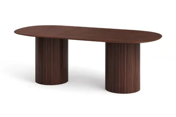 Kopparbo spisebord ovalt 220x100 cm finér