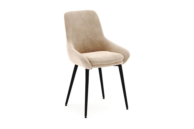 Kopparbo Spisegruppe 200-206cm med 6 Alsarp Spisestoler - Svart - Møbler - Bord - Spisegrupper