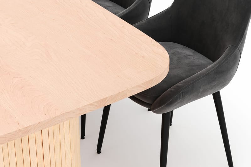 Kopparbo Spisegruppe 200x90cm med 6 Alsarp Spisestoler - Naturell - Møbler - Bord - Spisegrupper