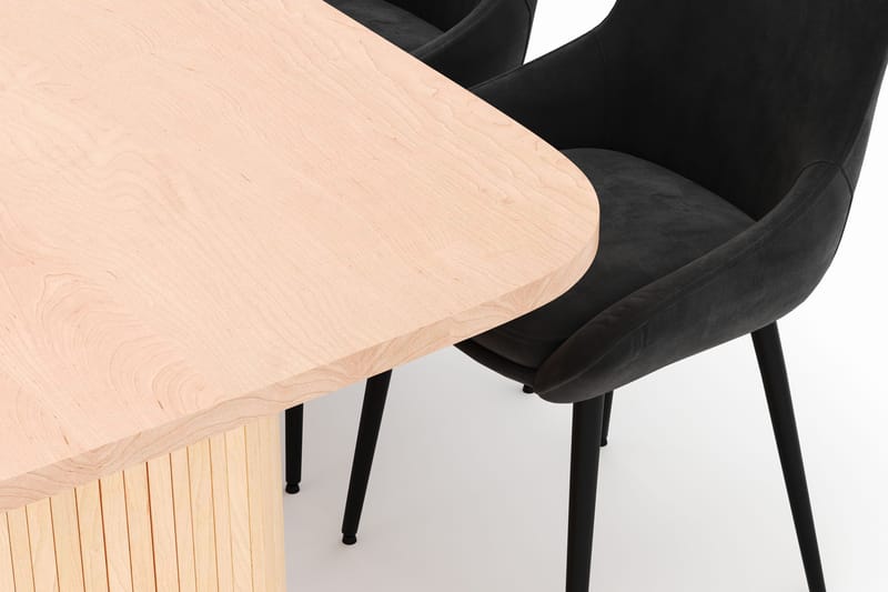 Kopparbo Spisegruppe 200x90cm med 6 Alsarp Spisestoler - Naturell - Møbler - Bord - Spisegrupper