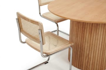 Kopparbo spisegruppe rund 110 cm eik med 4 Build spisestoler - Eik - Møbler - Bord - Spisegrupper