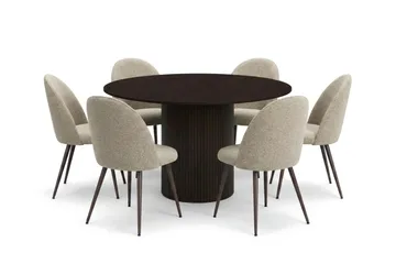 130 cm - Røkt eik