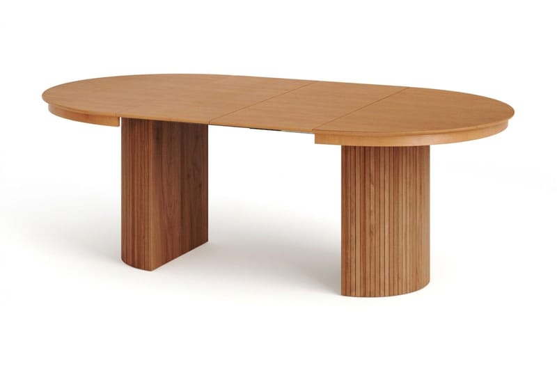 Kopparbo spisegruppe uttrekkbar rund 120-220 cm i svart med 4 Eira spisestoler - Svart - Møbler - Bord - Spisegrupper