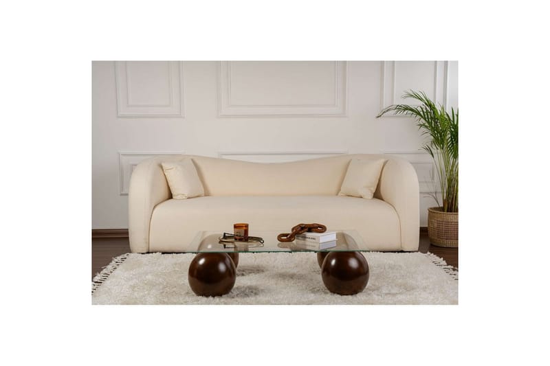 Koushik Sofabord 110 cm - Sand - Møbler - Bord - Sofabord