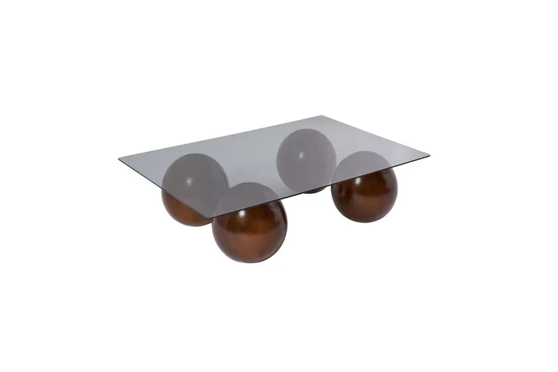 Koushik Sofabord 110 cm - Sand/Lysgrå - Møbler - Bord - Sofabord