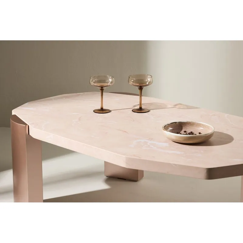 Kres Sofabord 125 cm - Rosa - Møbler - Bord - Sofabord