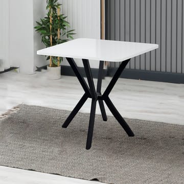 Krylor spisebord 70 cm kvadratisk - Hvit - Møbler - Bord - Spisebord & kjøkkenbord