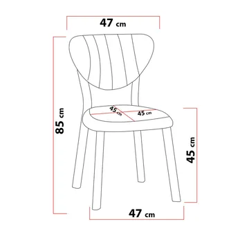 Krylor spisegruppe bord 70 cm + 2 stoler - Brun Valnøtt - Møbler - Bord - Spisegrupper