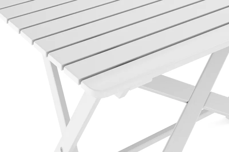 Landet spisebord utendørs - 118x70x74 cm - Hvit - Hagemøbler - Hagebord - Spisebord ute