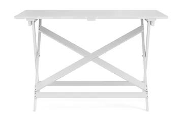Landet spisebord utendørs - 118x70x74 cm - Hvit - Hagemøbler - Hagebord - Spisebord ute