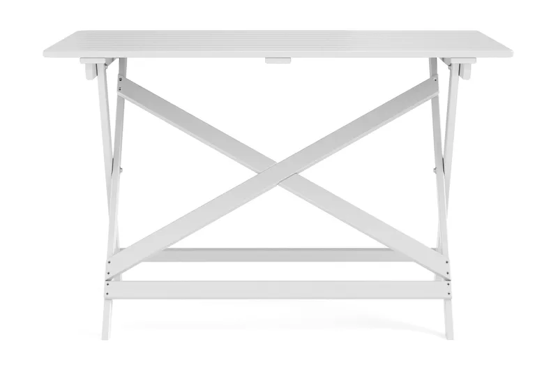 Landet spisebord utendørs - 118x70x74 cm - Hvit - Hagemøbler - Hagebord - Spisebord ute