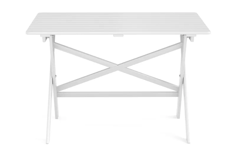 Landet spisebord utendørs - 118x70x74 cm - Hvit - Hagemøbler - Hagebord - Spisebord ute