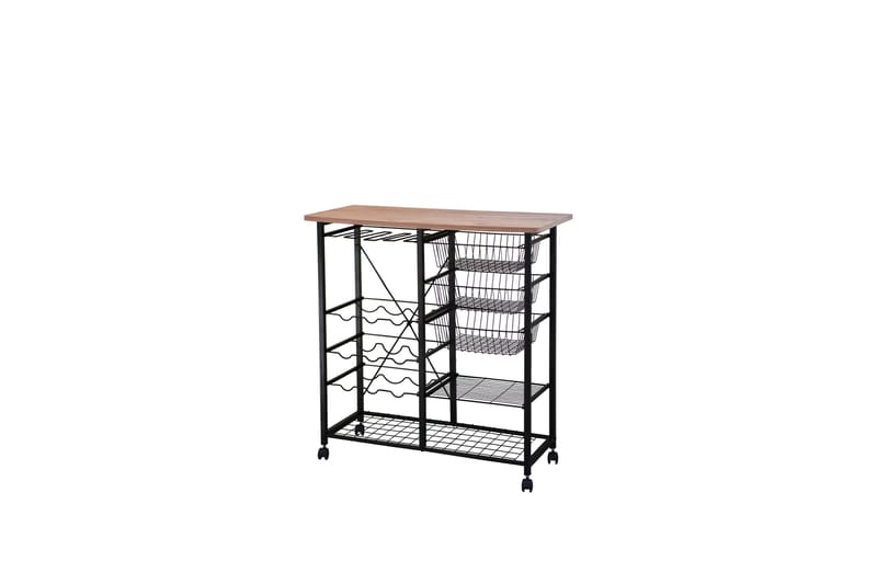 Laney Barbord 32x90 cm - Brun/Svart - Møbler - Bord - Barbord & ståbord