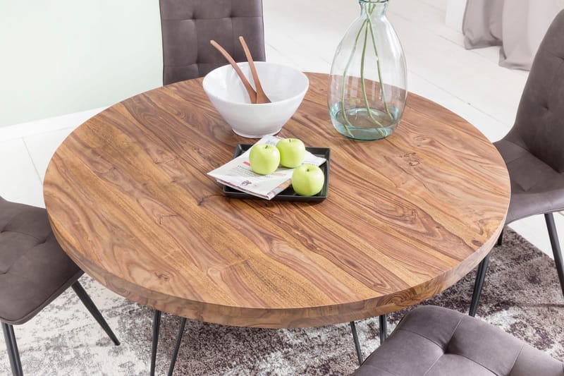 Langner Spisebord 120 cm - Brun - Spisebord & kjøkkenbord