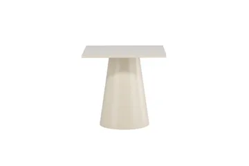 Lanzi Lite Kvadratisk Spisebord 80 cm med Tre- og Eikeutseende - Beige - Møbler - Bord - Spisebord & kjøkkenbord