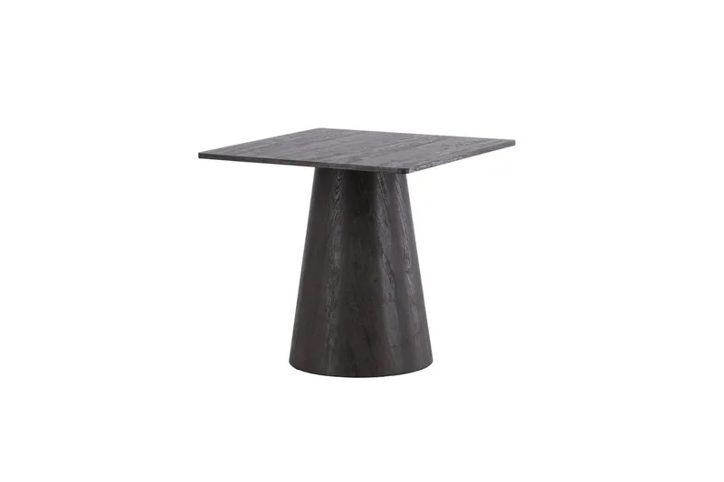 Lanzi Lite Kvadratisk Spisebord 80 cm med Tre- og Eikeutseende, Brun
