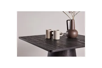 Lanzi Lite Kvadratisk Spisebord 80 cm med Tre- og Eikeutseende - Brun - Møbler - Bord - Spisebord & kjøkkenbord