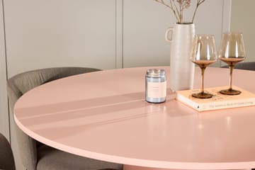 Lanzo rundt spisebord 120 cm med 4 Edina spisestoler - Møbler - Bord - Spisegrupper