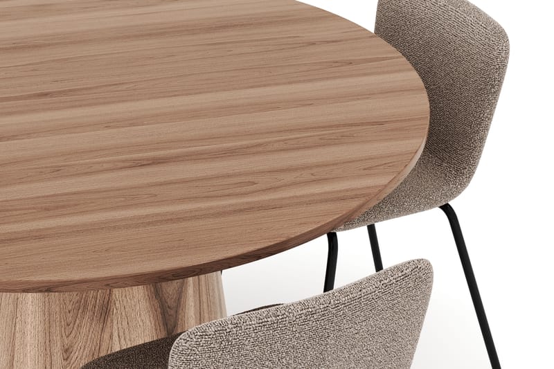 Lanzo Spisebord 120 cm med 4 Katy Spisestoler - Møbler - Bord - Spisegrupper