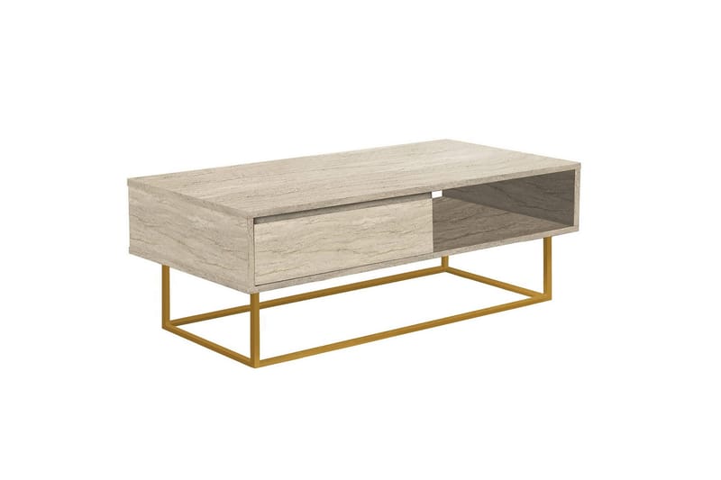 Laxus Sofabord 120 cm - Beige - Møbler - Bord - Sofabord