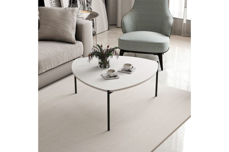 Lenny Sofabord 90 cm - Hvit - Møbler - Bord - Sofabord