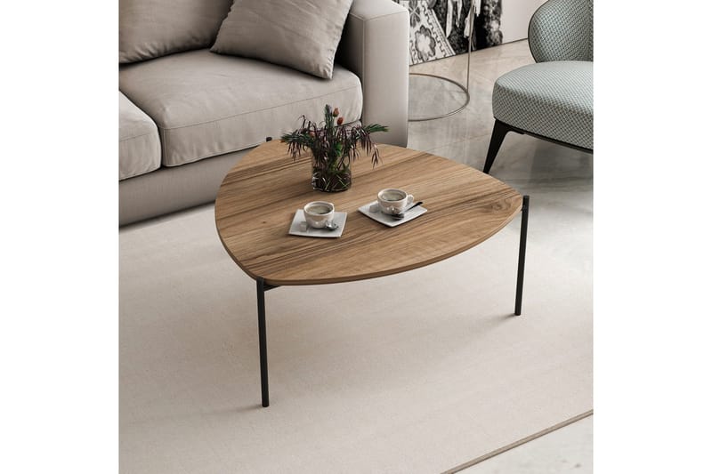 Lenny Sofabord 90 cm - Valnøtt - Møbler - Bord - Sofabord