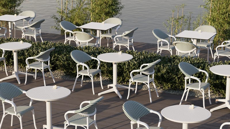 Livora Klappbord 60 cm - Elfenbenshvit - Møbler - Bord - Sammenleggbart bord